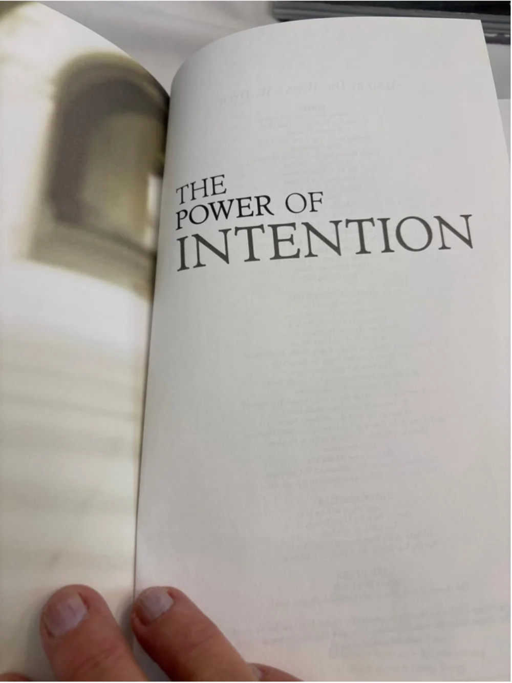 The Power of Intention by Dr. Wayne W. Dyer Book, Beige and Red, One Size #E48